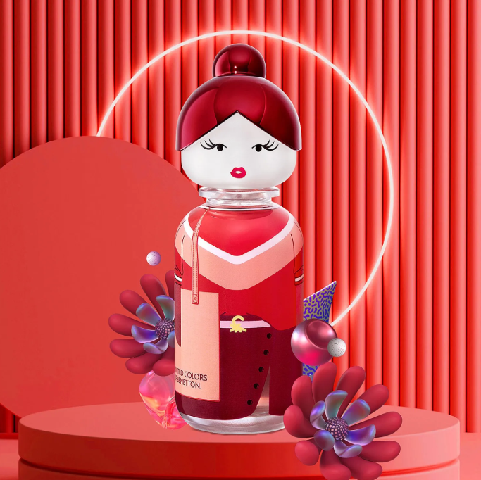 Benetton Sisterland Red Rose EDT 80ML