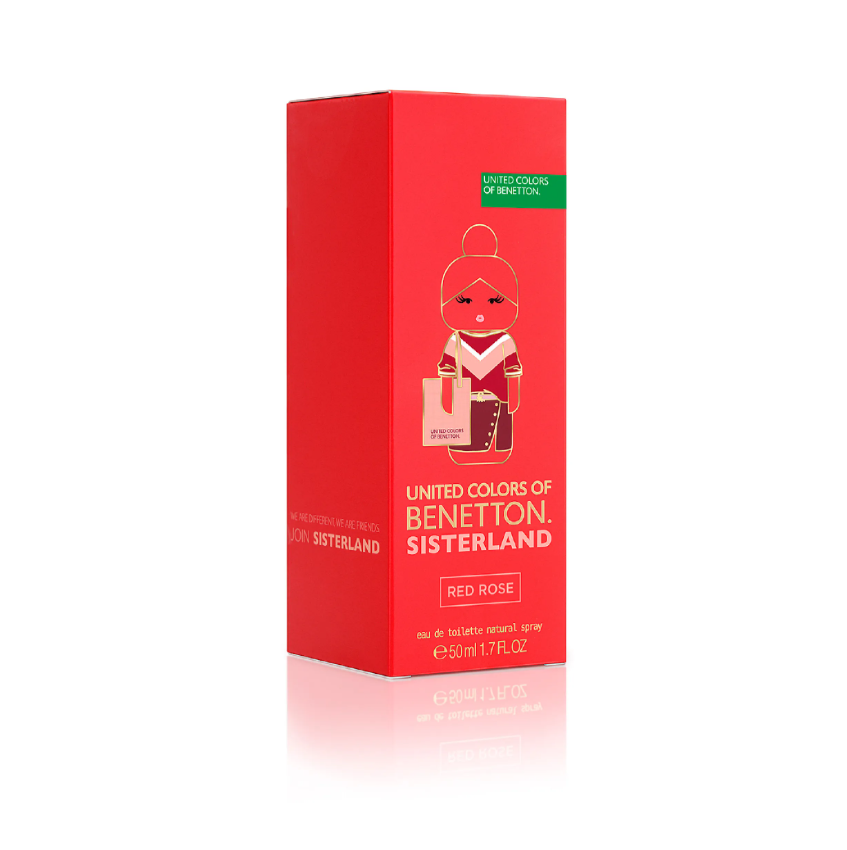 Benetton Sisterland Red Rose EDT 80ML